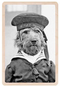 HMS Dog Wooden Postcard - The Wooden Postcard Company