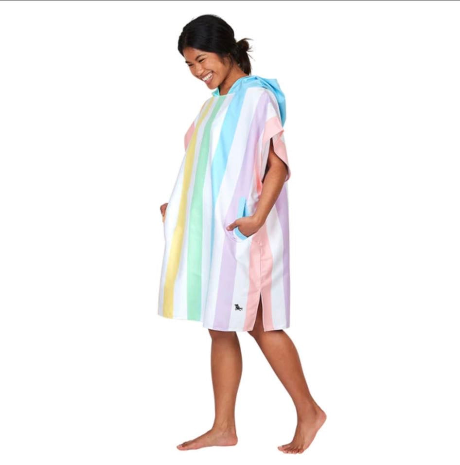 Adult Poncho/Hooded Towel - Unicorn Waves - Dock & Bay (Medium 90 x 70cm)