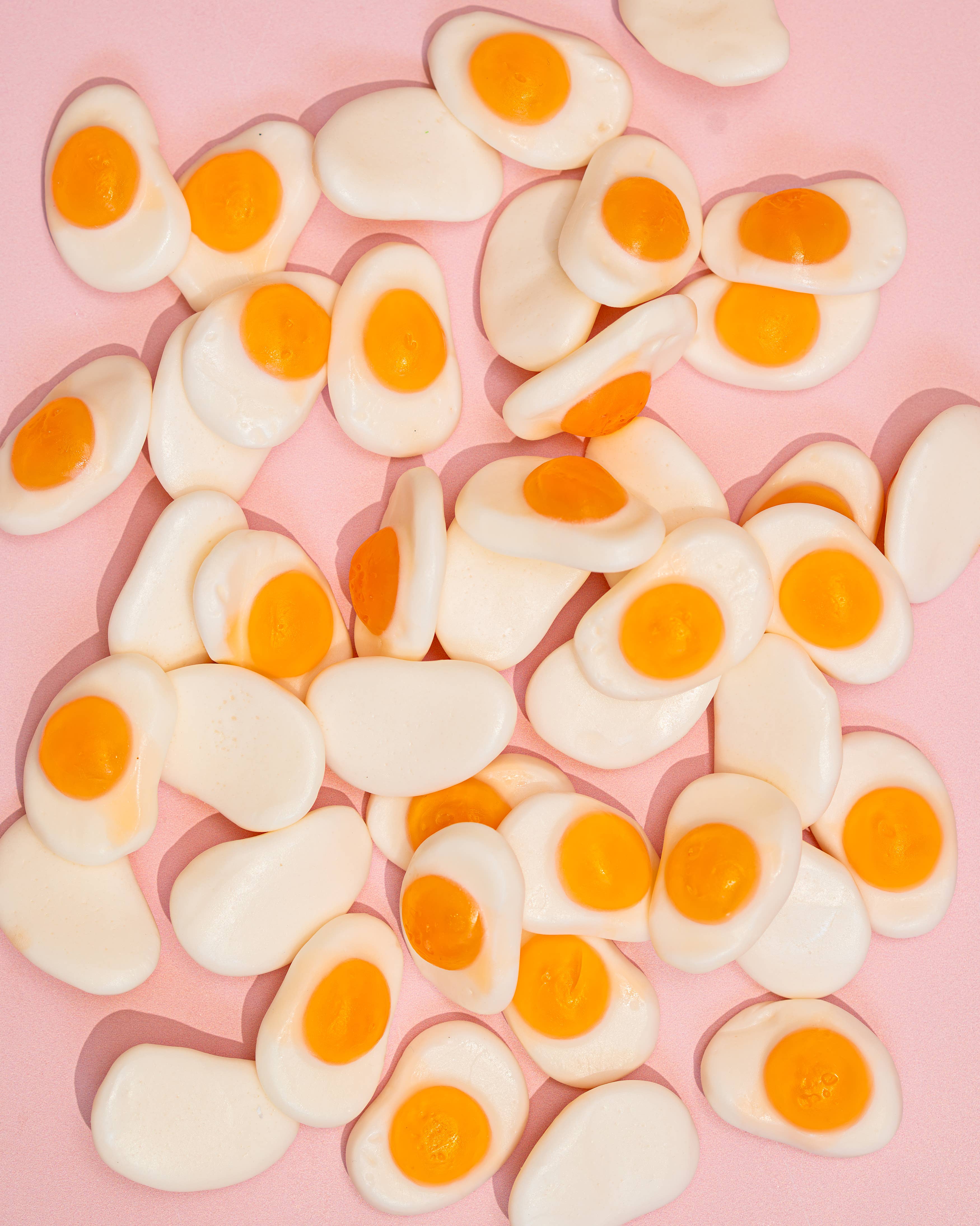Flossy Teacake Good Egg Sweet Bag (400g) | Fried Egg Gummies | Funny Gift