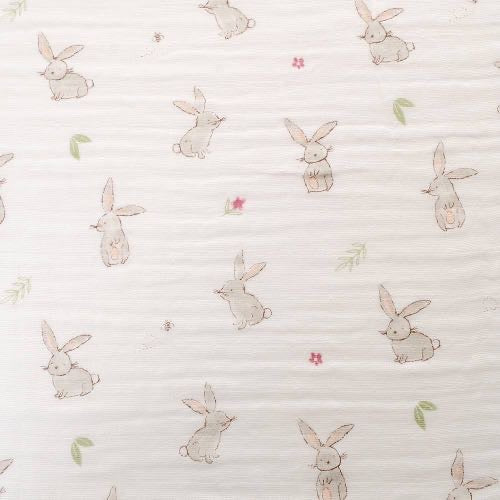 Bunnies Muslin Set Of 3 In Gift Box