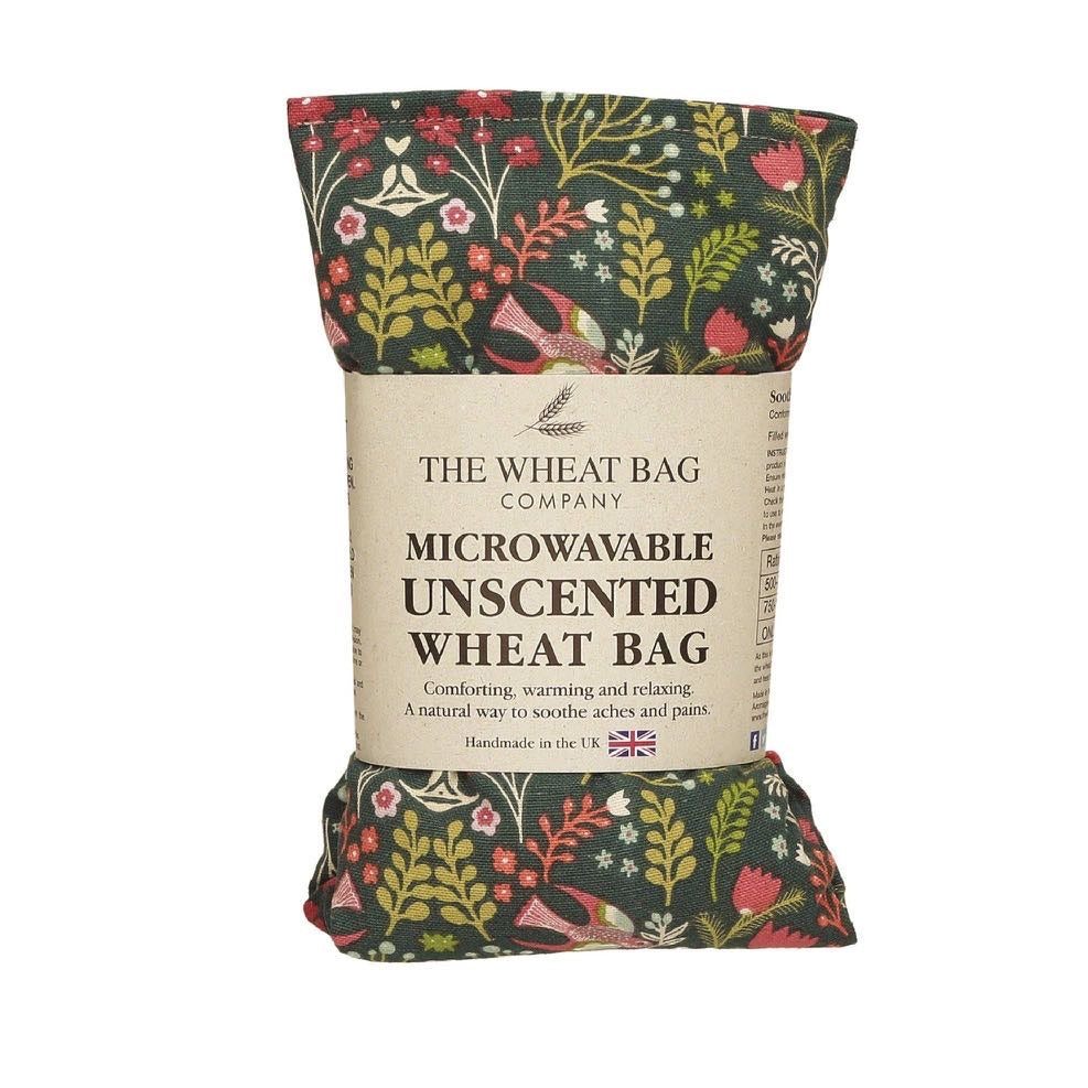 Garden Fern, Green Cotton Wheat Bag- The Wheat Bag Company