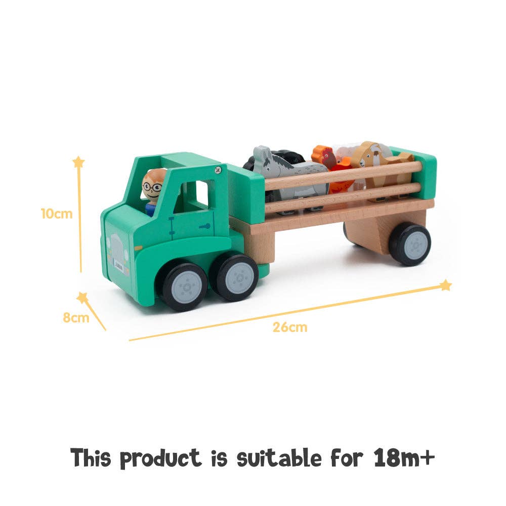 Wooden Farm Lorry Children’s Toy (with animals)