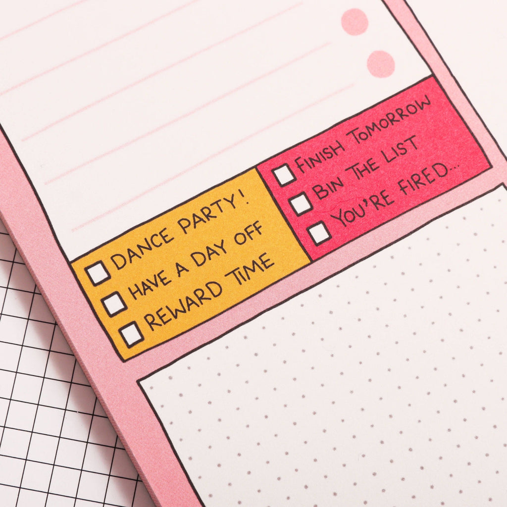 A5 notepad - daily planner - it’s a plan by Oh Laura