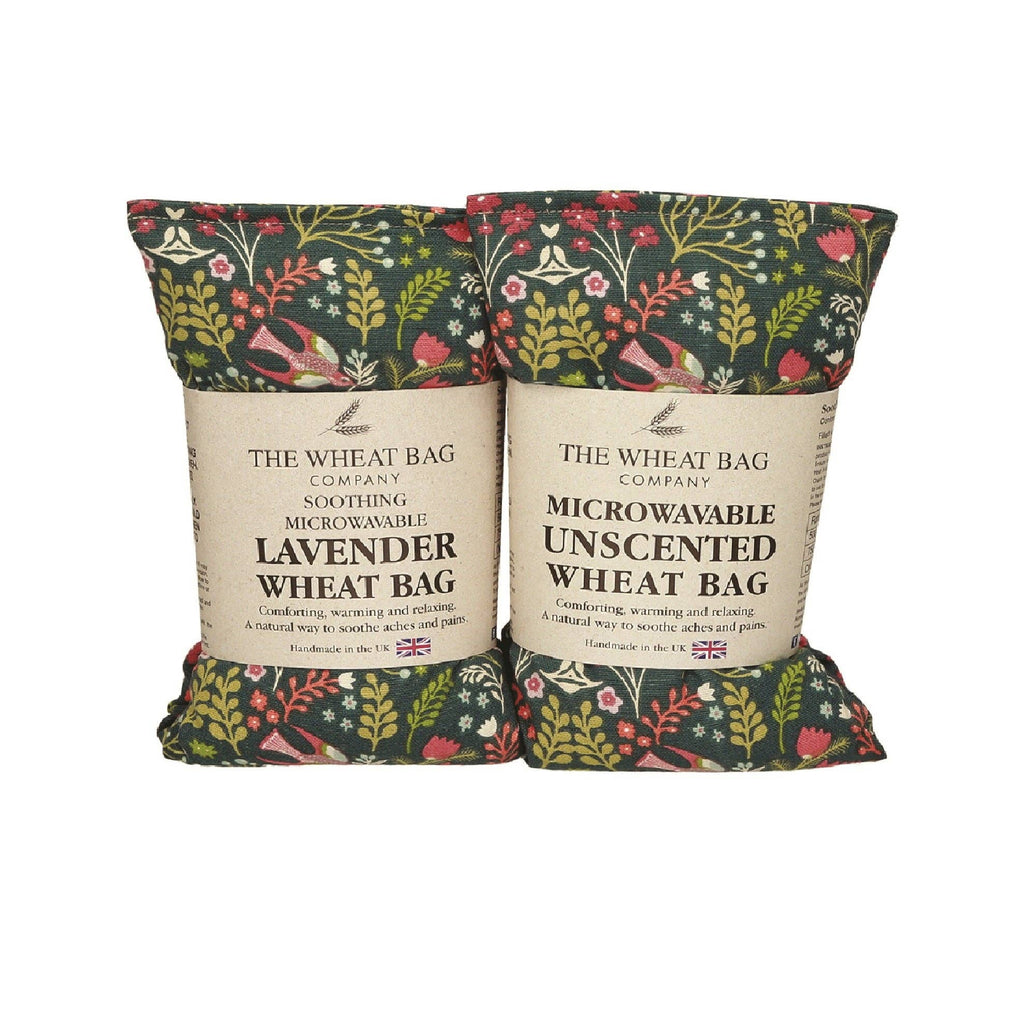 Garden Fern, Green Cotton Wheat Bag- The Wheat Bag Company