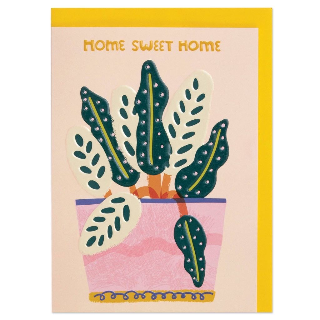Home Sweet Home plant card