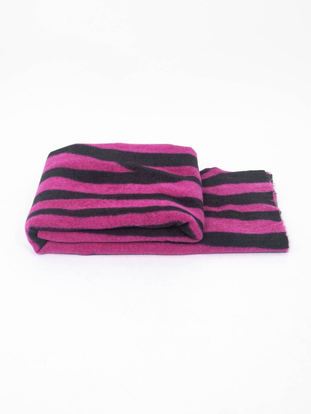Fuchsia Zebra Print Mediumweight Scarf