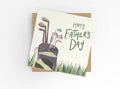 Father's Day card, Golf Bag and Clubs