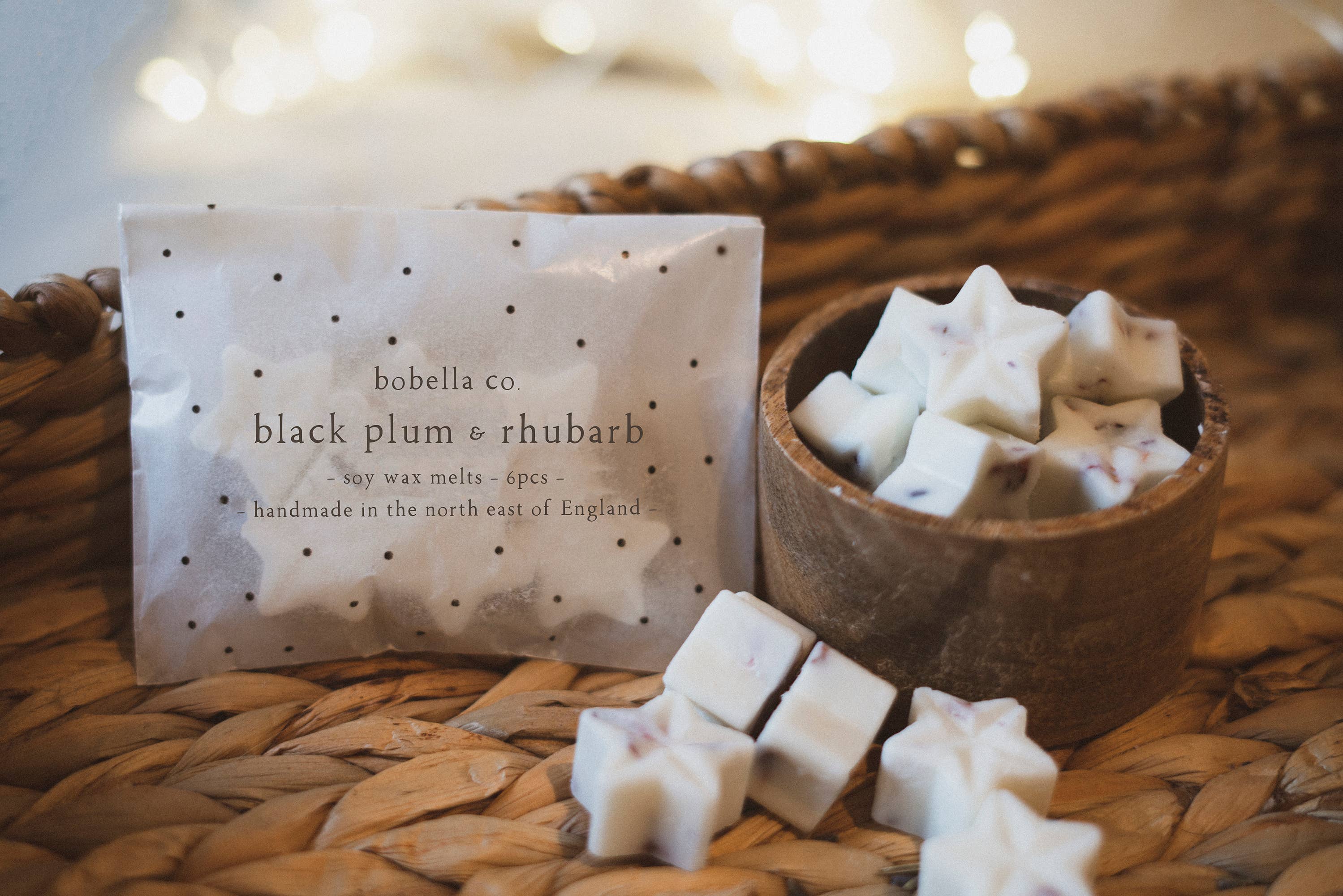Black Plum & Rhubarb Soy Wax Melts - Bobella