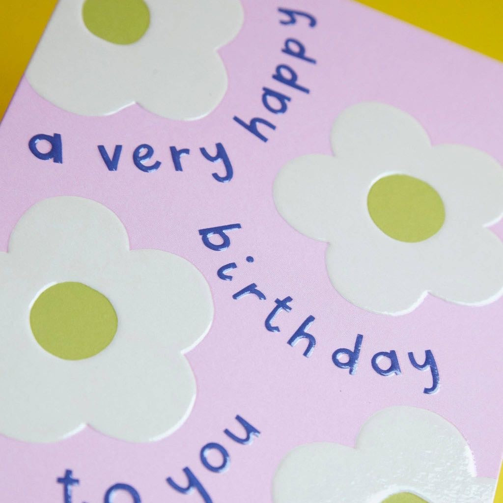 A Very Happy Birthday to you card