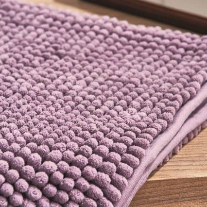 Chenille Bobble Bath Mat Supersoft Microfibre & Non-Slip