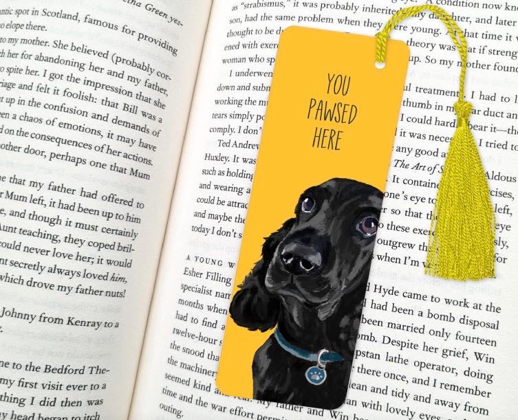 Dog Bookmarks ‘You Pawsed Here’