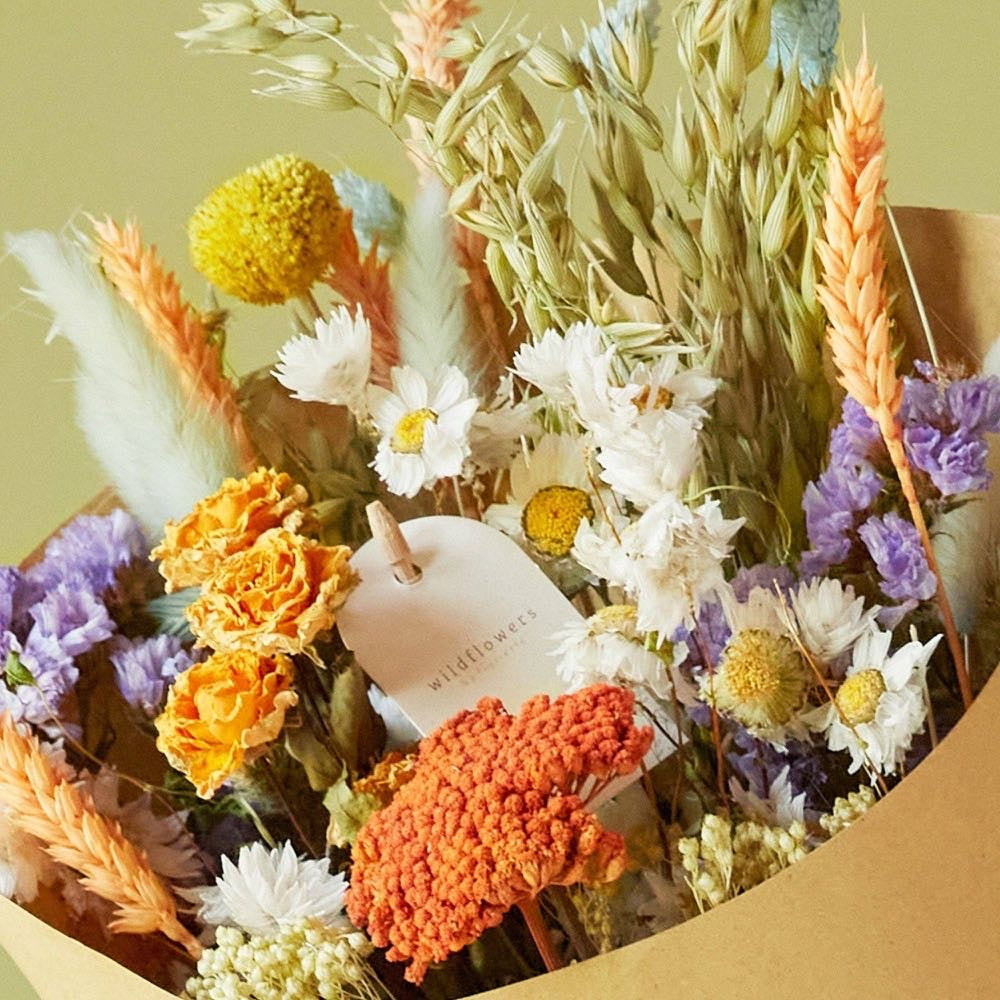Dried Flowers - Field bouquet - Pastel Delight - Spring Favorite