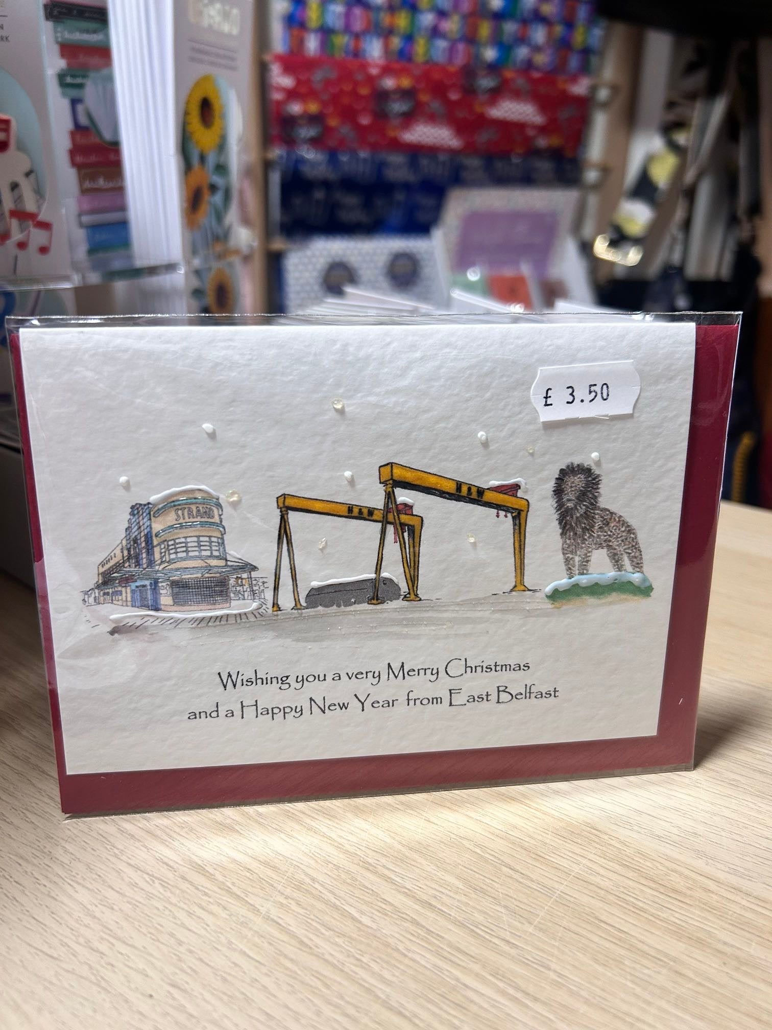 East Belfast Landmarks Christmas Card