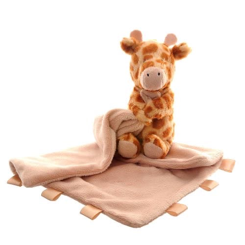Giraffe Plush Baby Comforter Blanket