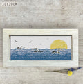 Embrace the waves, feel the power of the sea and find your inner strength wooden box frame east of india 