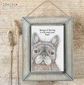 Beware of the dog it will steal your heart hanging picture