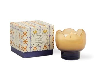 tulip glass candle, garden and grove candle, garden & grove fragrance, scented candle gift, home fragrance candle, decorative glass candle, gift shop belfast, luxury scented candle, housewarming gift, eco friendly gifts belfast, a wee token