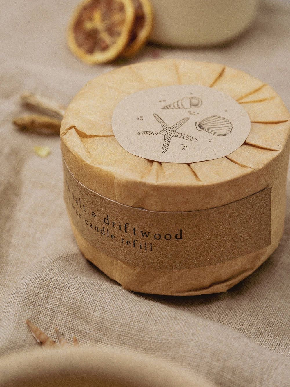 Sea Salt & Driftwood Candle Refill