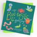 Scripture Age 4 Birthday card with bugs 