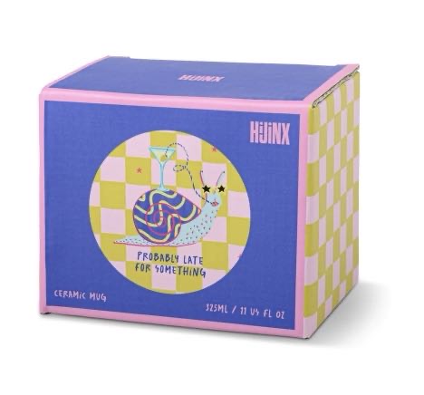 HiJiNX Probably Late For Something Ceramic Mug - Funny Novelty Gift
