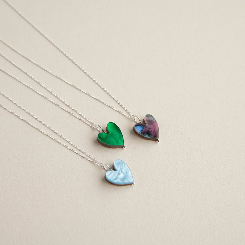 Love Grows Silver Heart Necklace - Pepper You