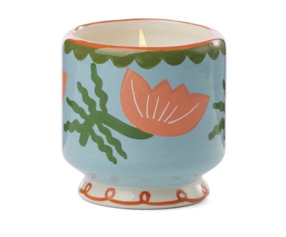 Adopt flower ceramic candle cactus flower