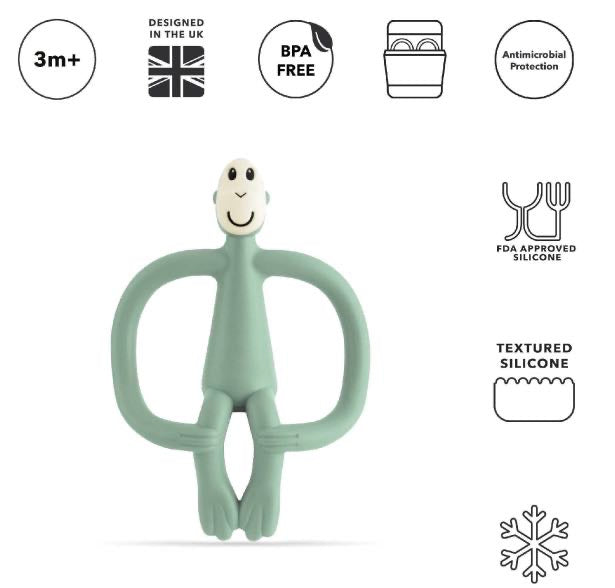 Mint Green Original Monkey Teether