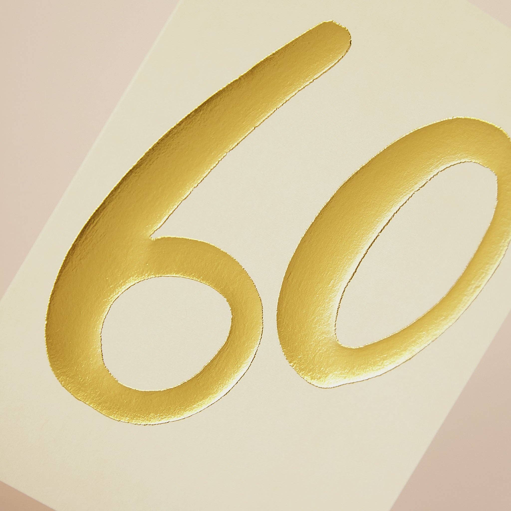 Happy 60 Birthday Card