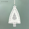 It’s not what’s under the tree Ceramic Hanging Christmas Tree