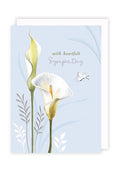 With Heartfelt Sympathy - White Lillies card