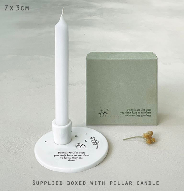 Friends Are Like Stars Candle Holder - East Of India