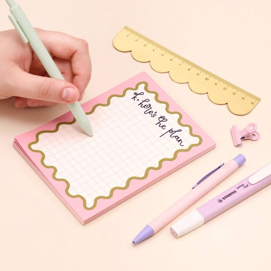A6 Notepad - Ok, Here’s The Plan - Oh Laura