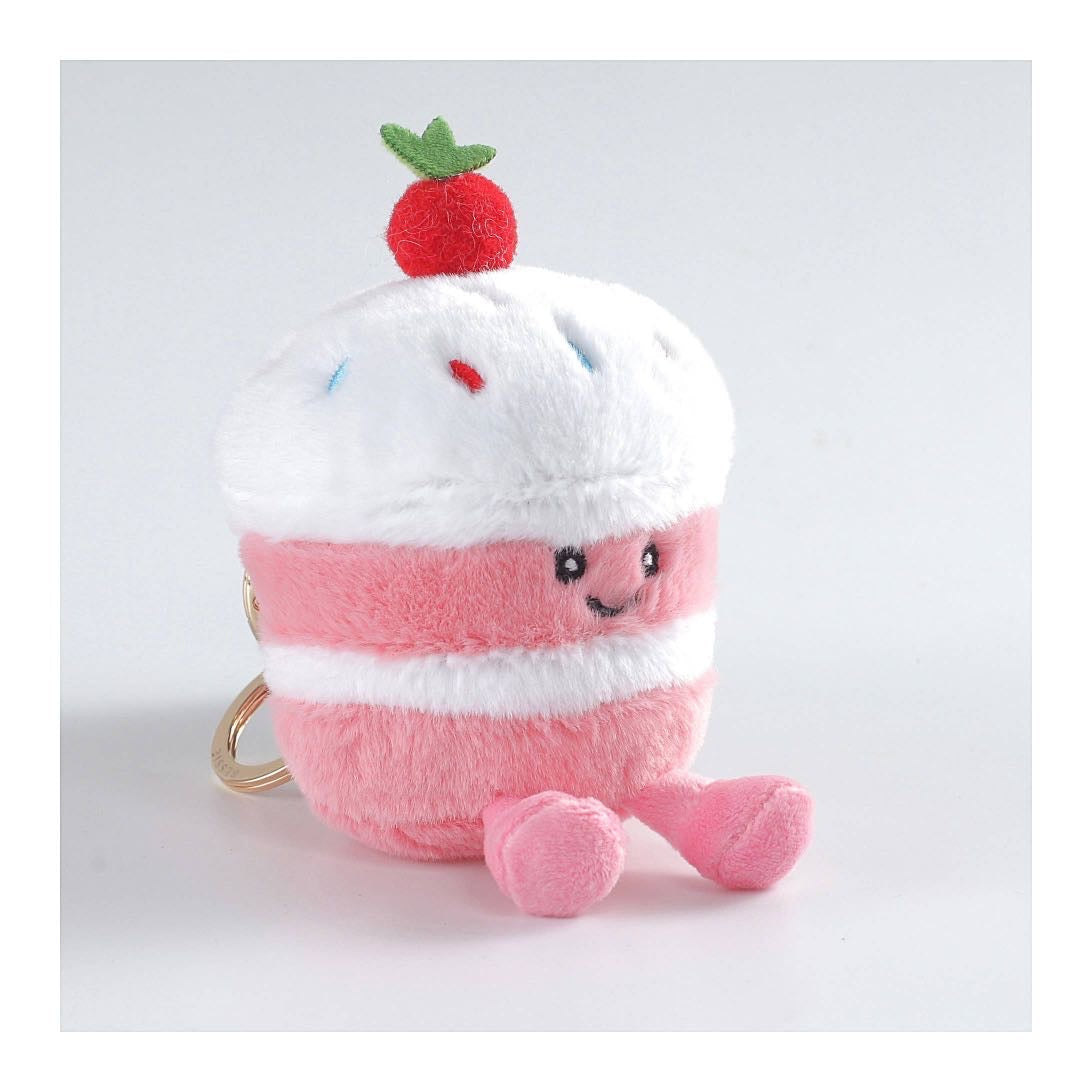 Bessie London Ice Cream Plush Keyring | Cute Bag Charm