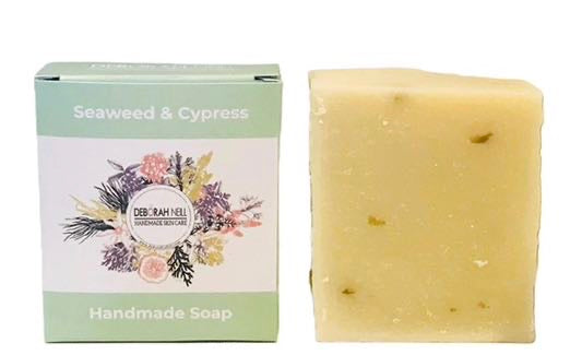 Irish Seaweed & Cypress Handmade Soap - Deborah Neill Skin Care