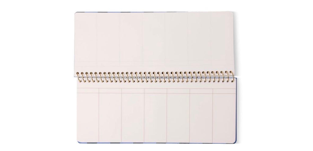 Weekly Planner Pad - Blue+Navy