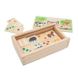 Children’s Wooden Farm Dominoes