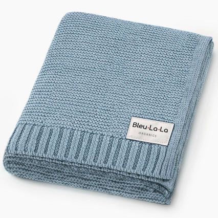 100% Organic Luxury Cotton Swaddle Receiving Baby Blanket