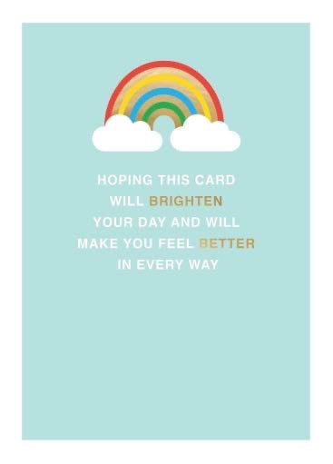 Get well soon card