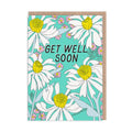 Get well soon daisies card 
