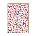 Yay Baby Flowers New Baby Greeting Card
