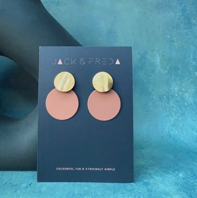 Retro Statement Earrings - Various Colours - Jack & Freda