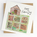 Father's Day card, veg plot
