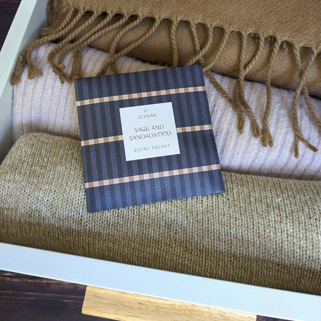 Elysian Scented Sachet - Set Of 4 Sage & Sandalwood - Drawer Fresneners