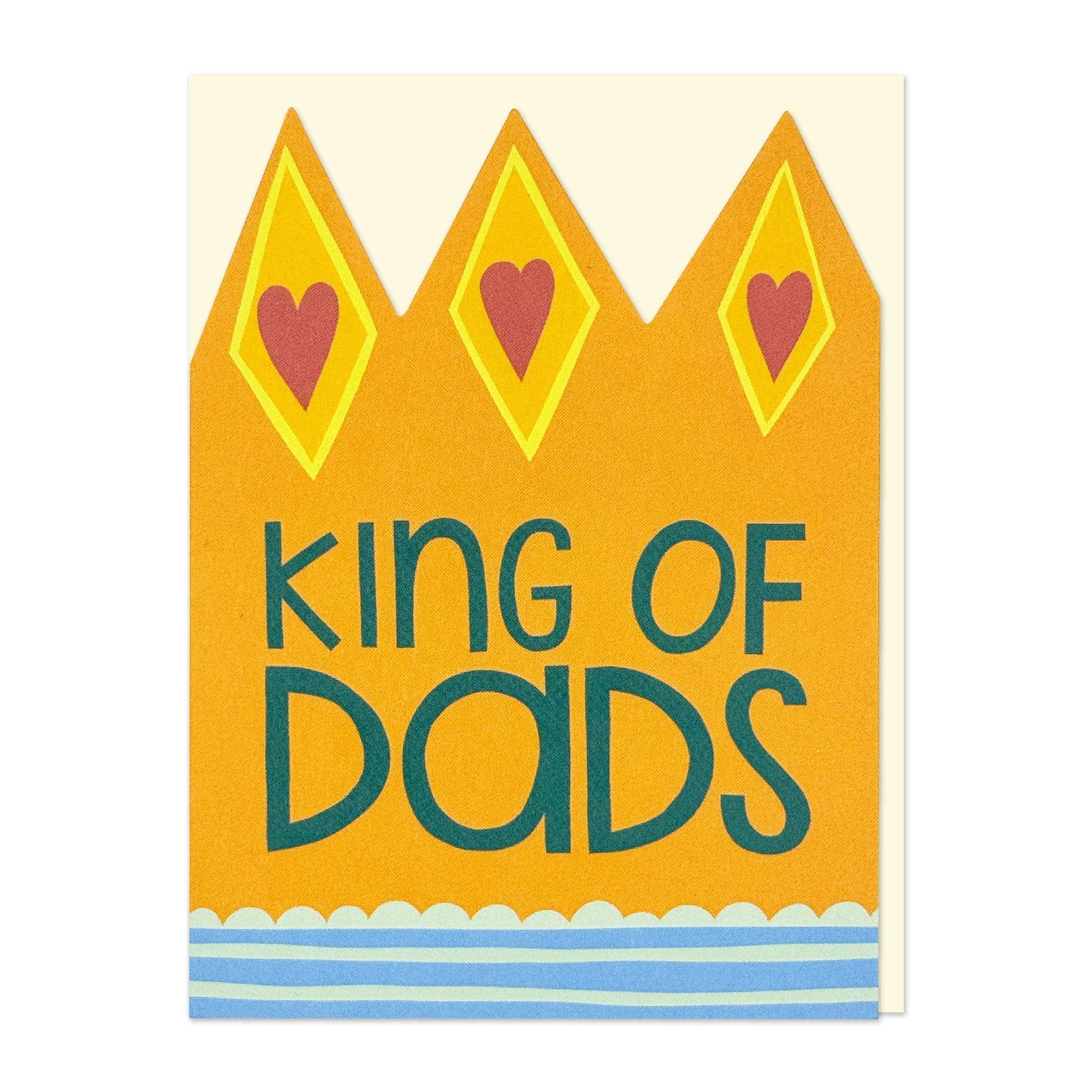 King of Dads Father’s Day Card | Crown Shaped Dad Card