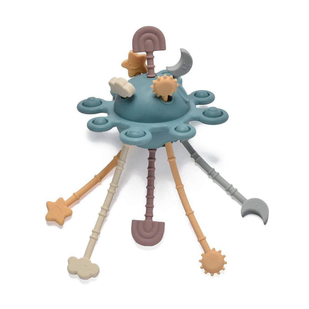 Silicone Baby Teether Sensory Toy | Sun, Moon & Star