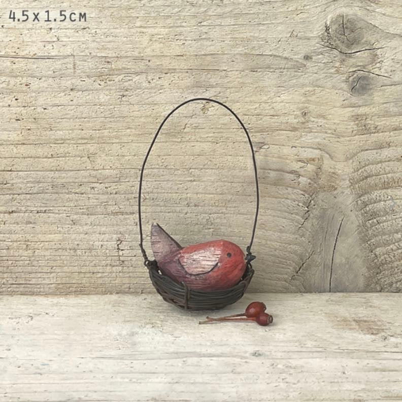 Wire robin nest decoration east of India 