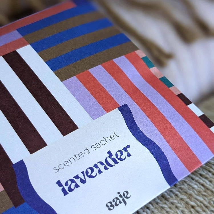 Saje Scented Sachet - Set of 4 Lavender - Scented Drawer Fresheners