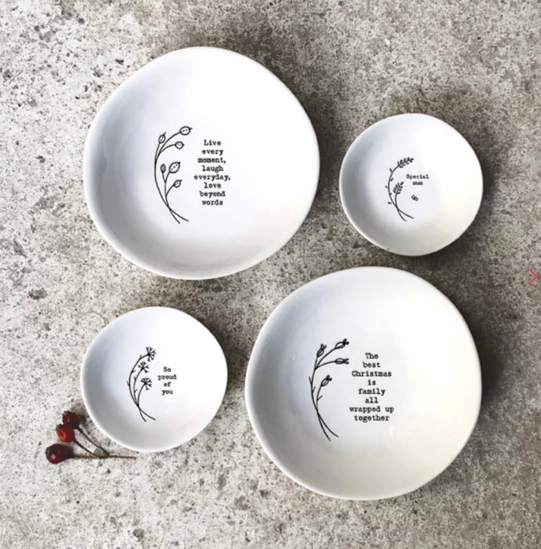 ‘So Proud Of You’ Small Hedgerow Bowl - East Of India