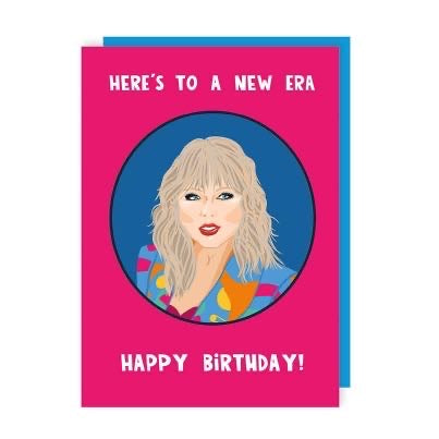 Celebrity Taylor Swift Birthday Card-Lucy Maggie Designs