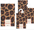 Saje Scented Hanging Sachet - Set of 4 Jasmine - Leopard Print Design